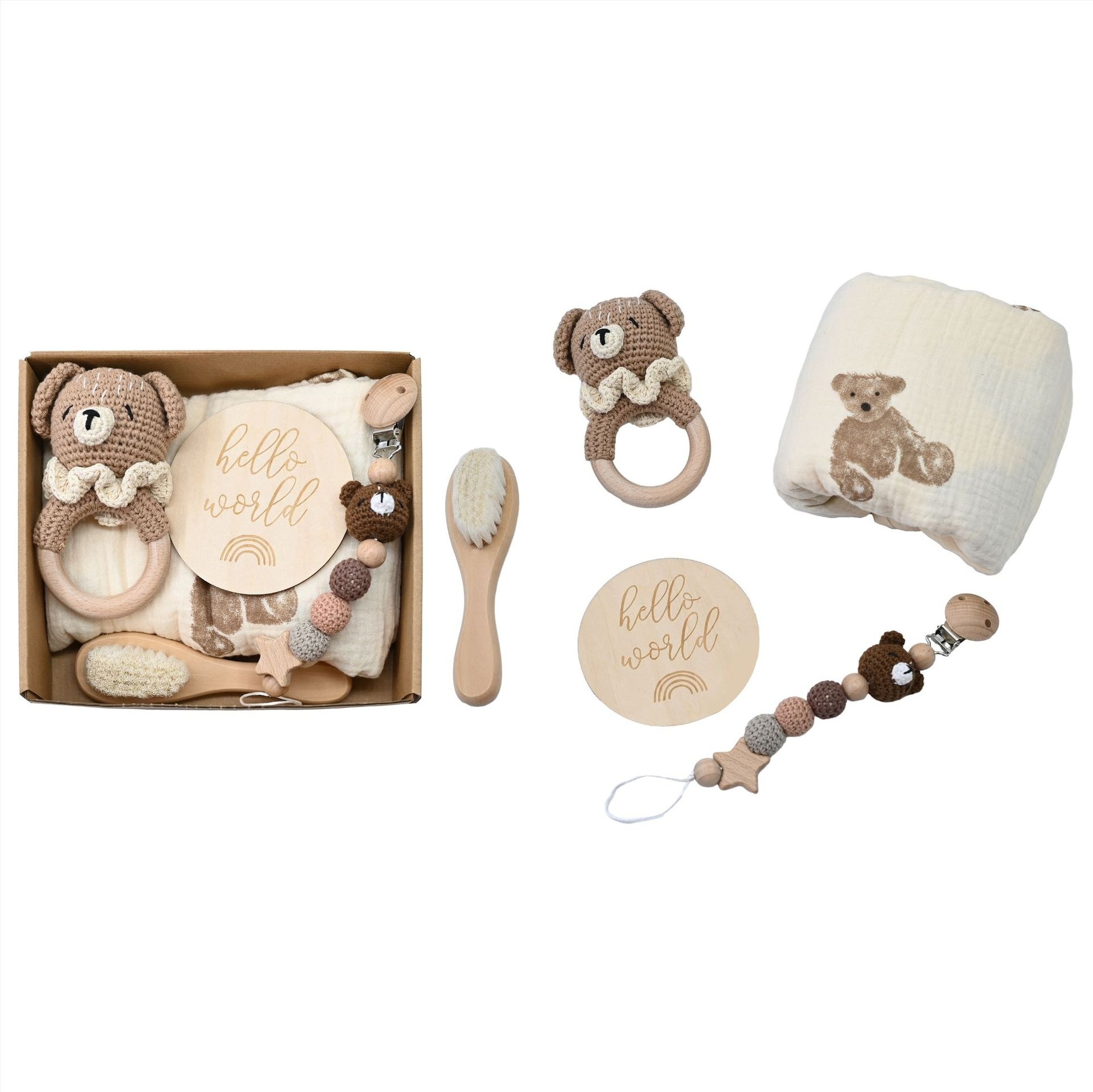 Baby Newborn Gift Rattle Drum Suit